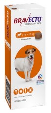 Bravecto® Anaranjado Masticable 250 mg Antiparasitario para Perros de 4.5 a 10 kg